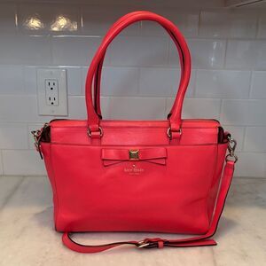 Kate Spade Bag Purse Handbag Leather Beacon Court Jeanne Convertible Shoulder